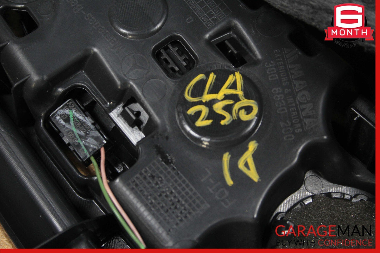 14-18 Mercedes W117 CLA250 Rear Left Interior Door Trim Panel Cover Assy Black