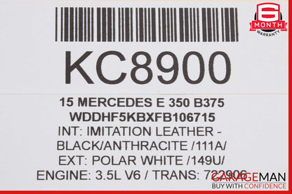 08-18 Mercedes W212 E350 C350 Rear Right Side Door Lock Latch Actuator OEM