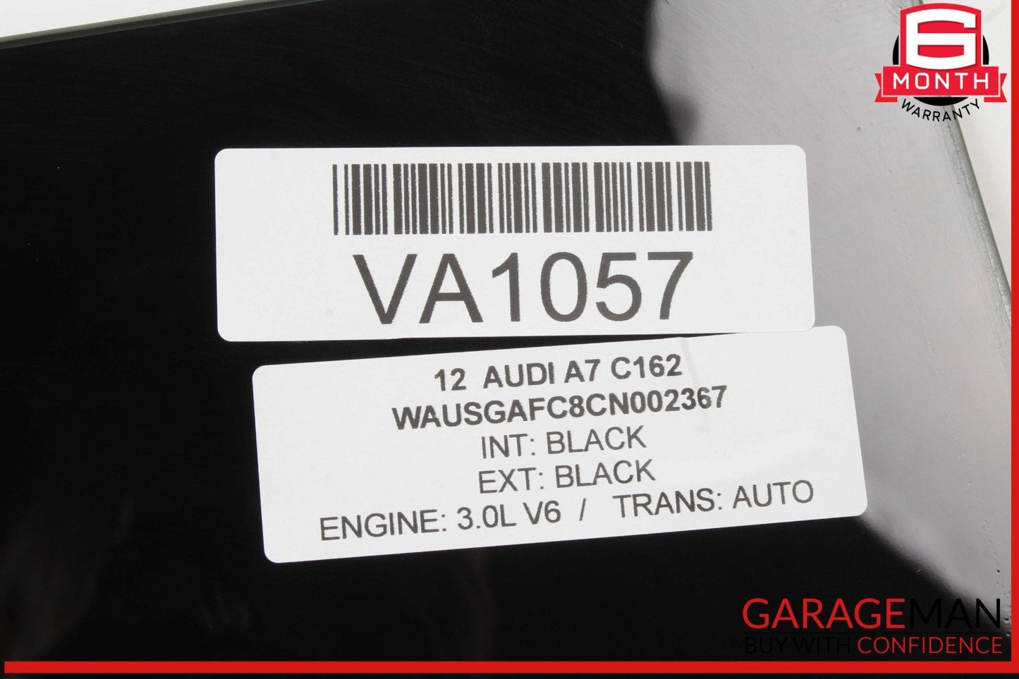 12-18 Audi A7 Rear Left Driver Side Door Window Auto Glass OEM