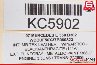 06-09 Mercedes CLK550 E350 CLK350 Front Left Driver Side Foglight Fog Light Lamp