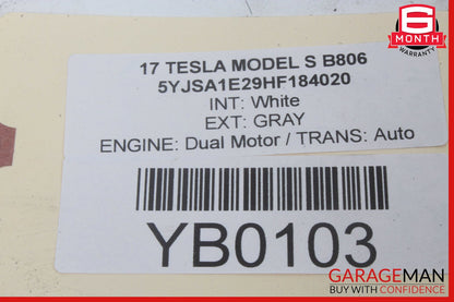 12-20 Tesla Model S Windshield Washer Reservoir Tank Bottle OEM