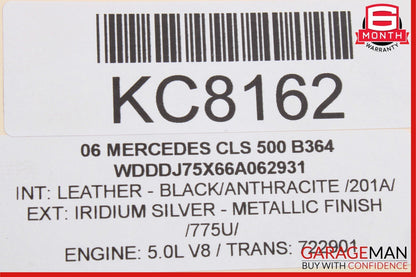 06-11 Mercedes W219 CLS500 Front Right Side Door Lock Latch Actuator Keyless Go