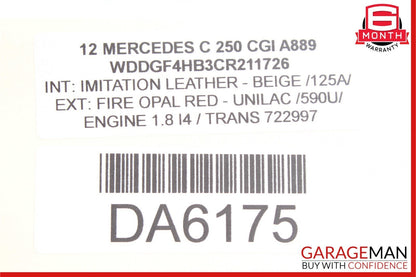 08-18 Mercedes CLS400 E350 C250 Front Left Driver Side Door Control Module Unit