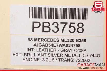 98-05 Mercedes W163 ML320 Engine Motor Cool Radiator AC A/C Condenser Assembly