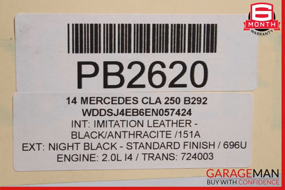 14-18 Mercedes W117 CLA250 2.0 Automatic Transmission Gearbox 57424 OEM 106k
