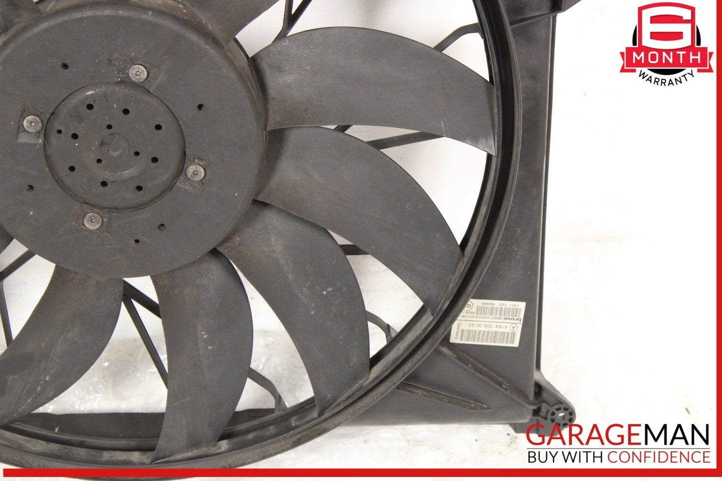 06-13 Mercedes W164 ML350 GL550 Engine Motor Radiator Cooling Fan Assembly OEM