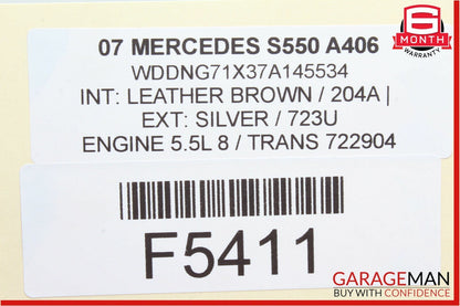 07-09 Mercedes W221 S550 S63 AMG Navigation Command Comand Head Unit CD Audio