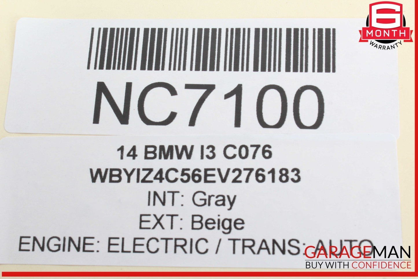 14-21 BMW i3 I01 Hybrid Fuel Vapor Charcoal Canister 7303943 OEM