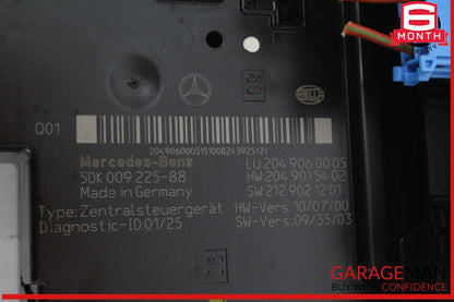 10-11 Mercedes W204 C300 C250 Rear SAM Module Relay Fuse Box 2049060005 OEM