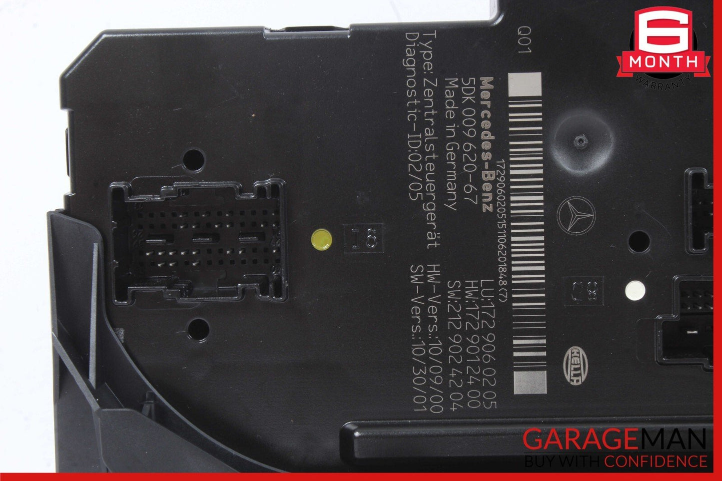 12-16 Mercedes R172 SLK250 Rear Fuse Relay Junction Box Control Module Assy