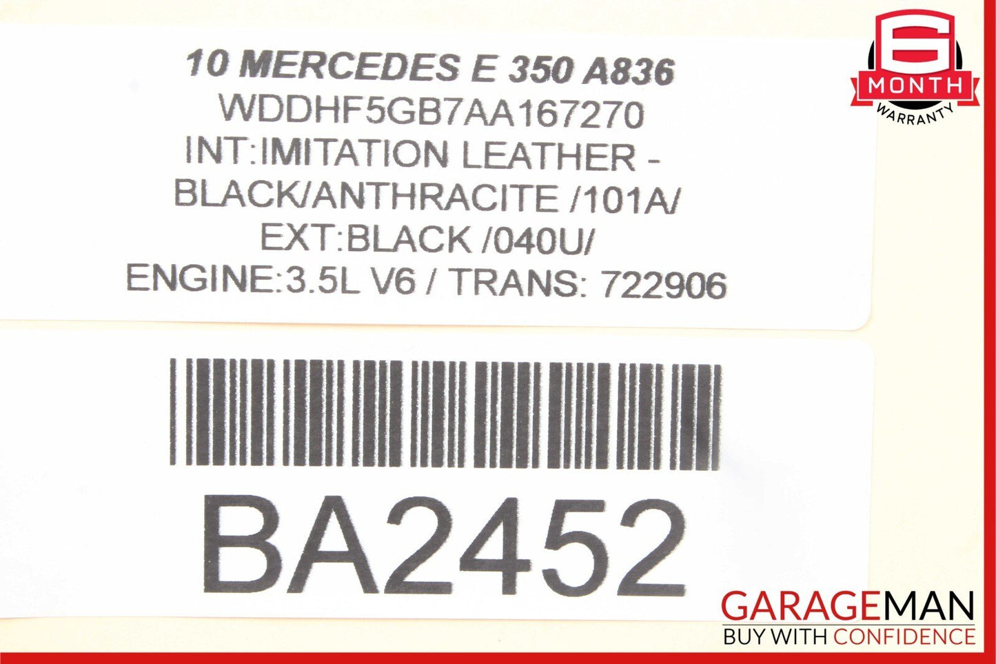 10-16 Mercedes W212 E350 Front Right Side Door Panel Tweeter Speaker Cover OEM