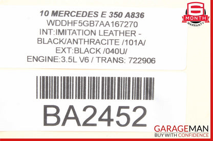 10-16 Mercedes W212 E350 Front Right Side Door Panel Tweeter Speaker Cover OEM