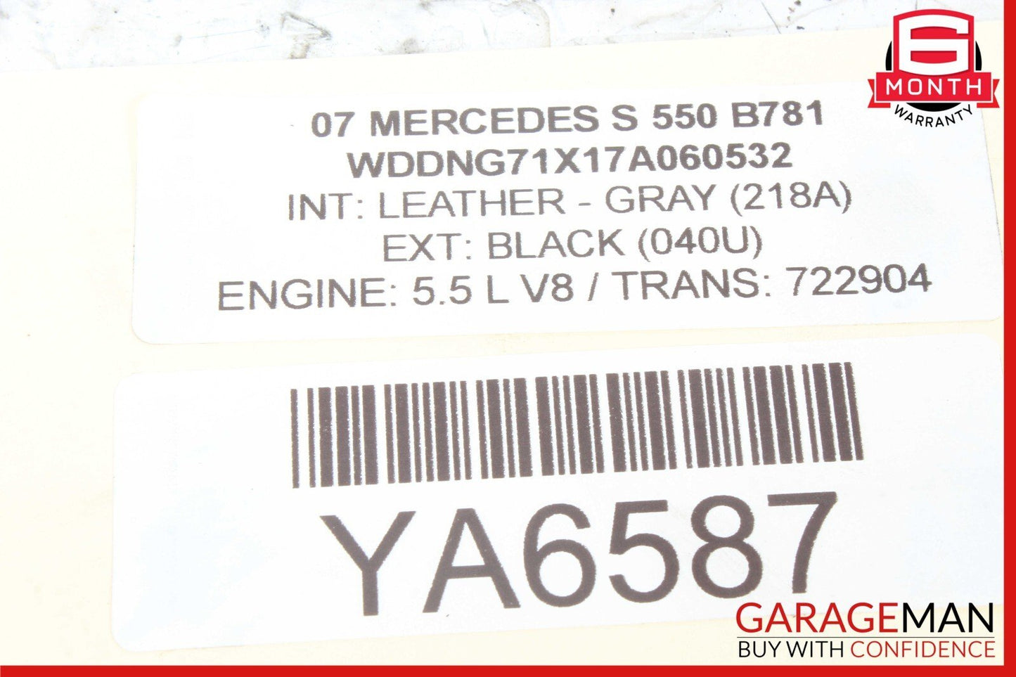 07-13 Mercedes W221 S550 Front Lower Radiator Core Support Bracket Frame Bar OEM