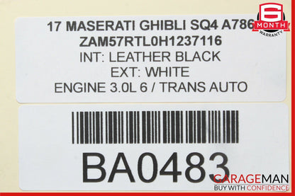 14-17 Maserati Ghibli S Q4 AWD Front Prop Propeller Drive Axle Shaft Driveshaft