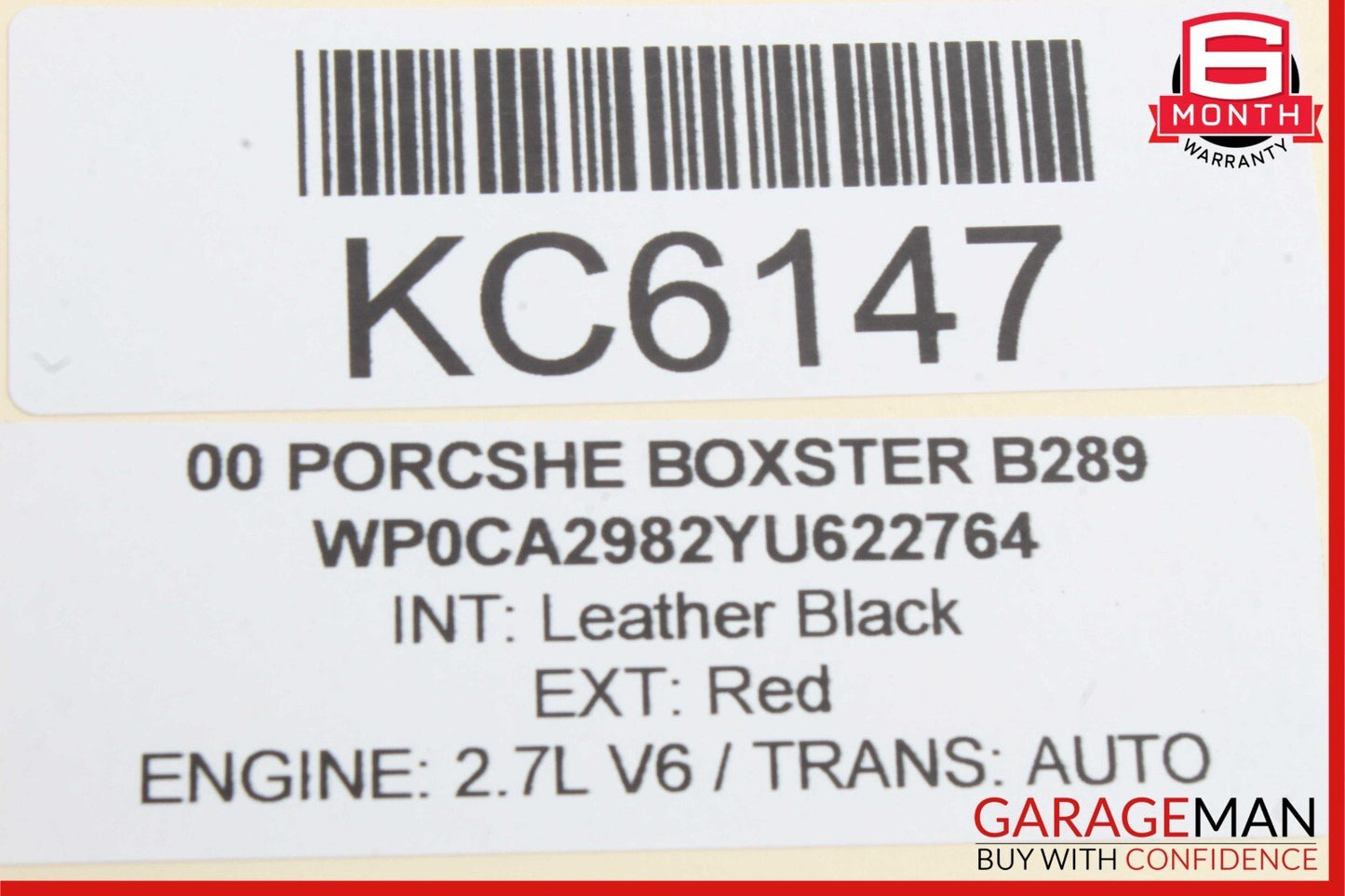 97-04 Porsche Boxster 986 Rear Right / Left Side Suspension Lower Control Arm