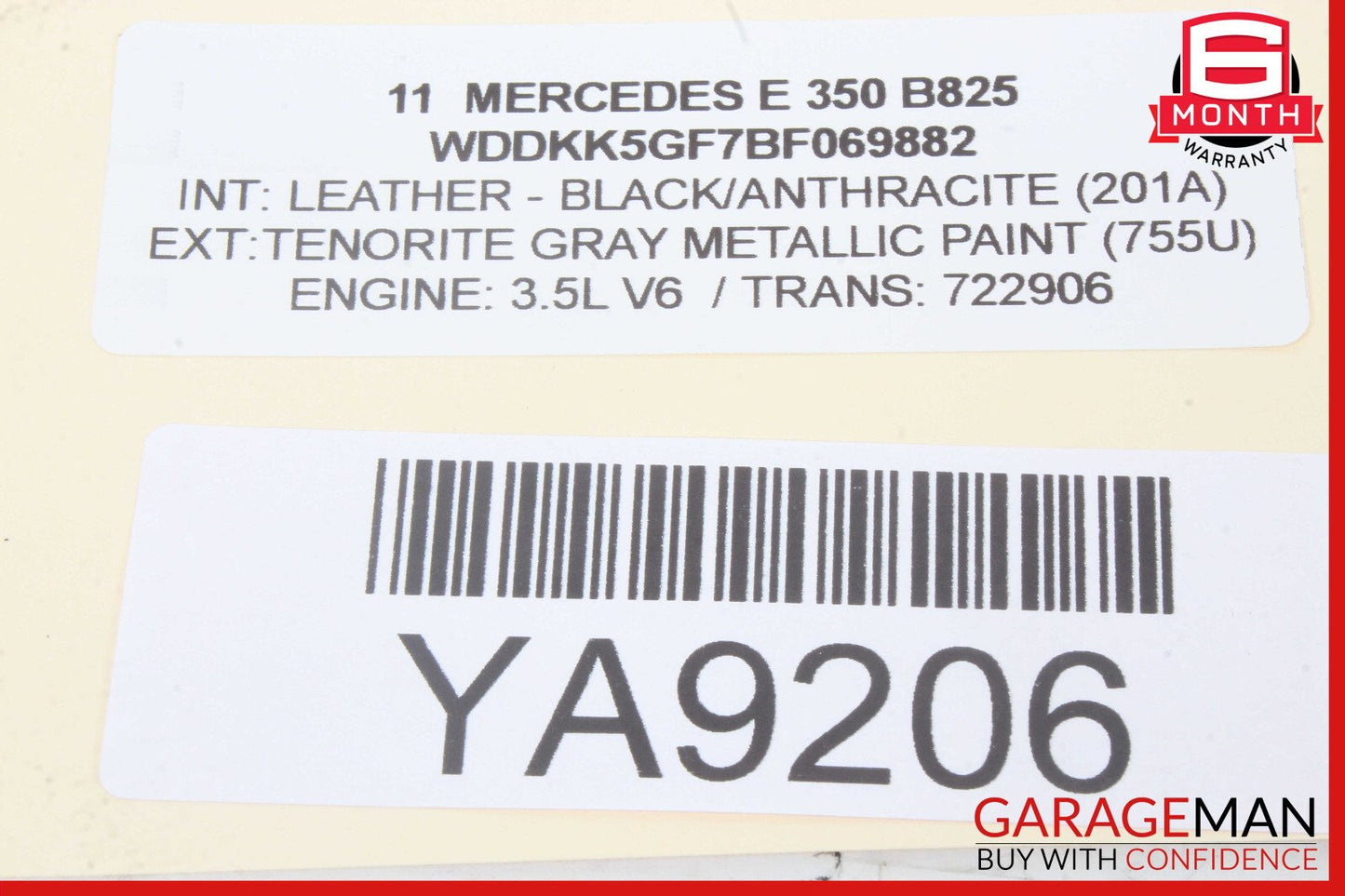 Mercedes W212 E350 SLK350 S550 Front Right Engine Timing Chain Cover Plate OEM