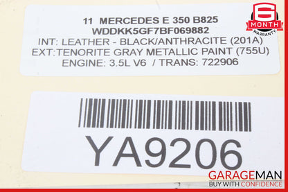 Mercedes W212 E350 SLK350 S550 Front Right Engine Timing Chain Cover Plate OEM