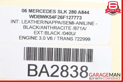 05-11 Mercedes R171 SLK350 Front Left Side Door Window Regulator Motor Unit