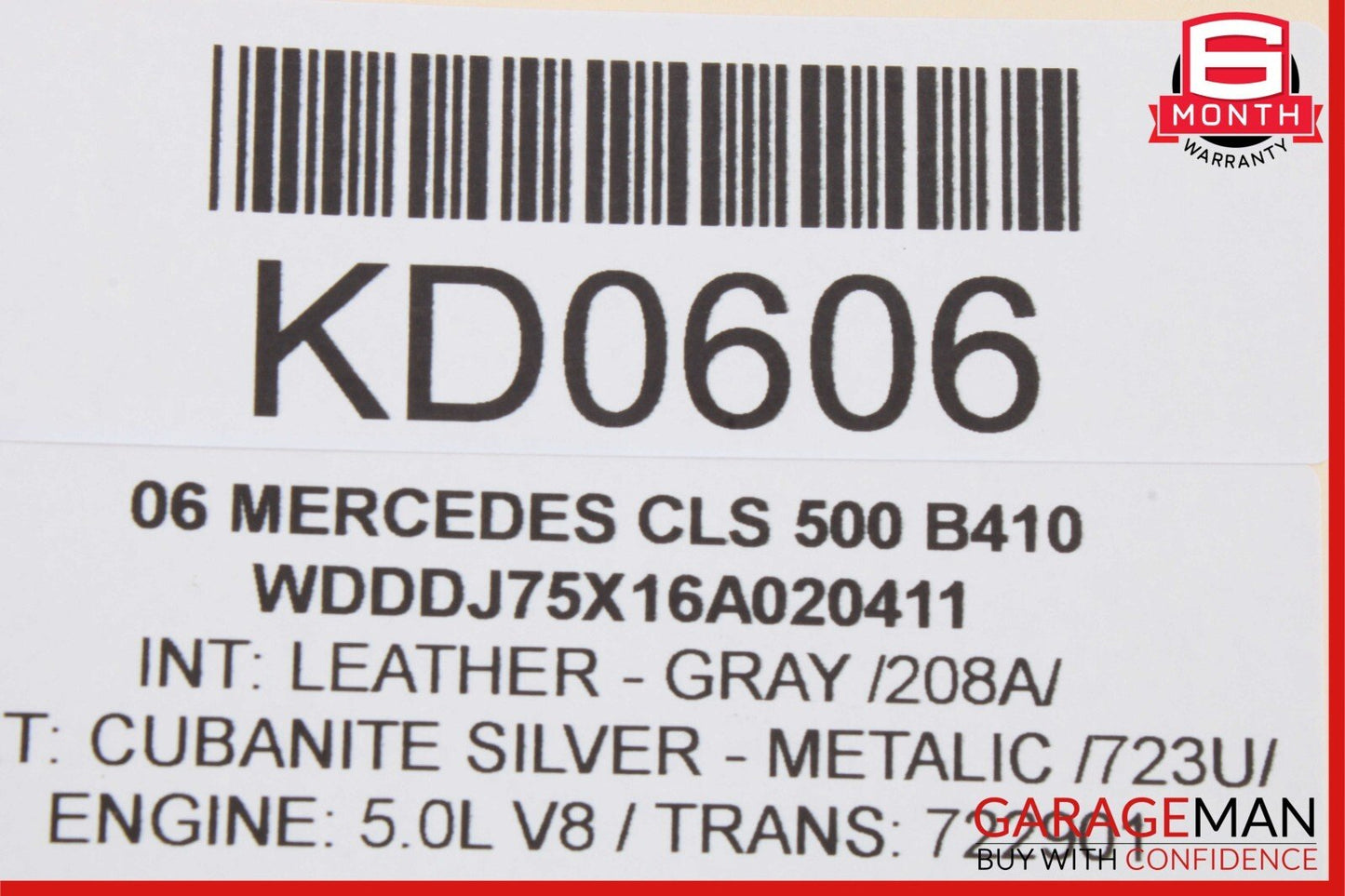 06-11 Mercedes W219 CLS500 CLS55 AMG Front Right Door Lock Latch Actuator OEM