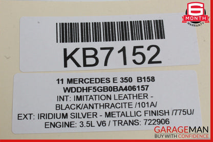 08-16 Mercedes W212 E350 GLK350 Rear Left Side Door Window Regulator Motor OEM