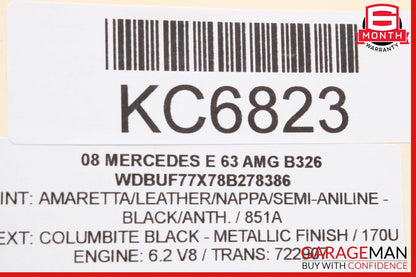 03-09 Mercedes W211 E63 E550 Front Right Passenger Door Control Module OEM