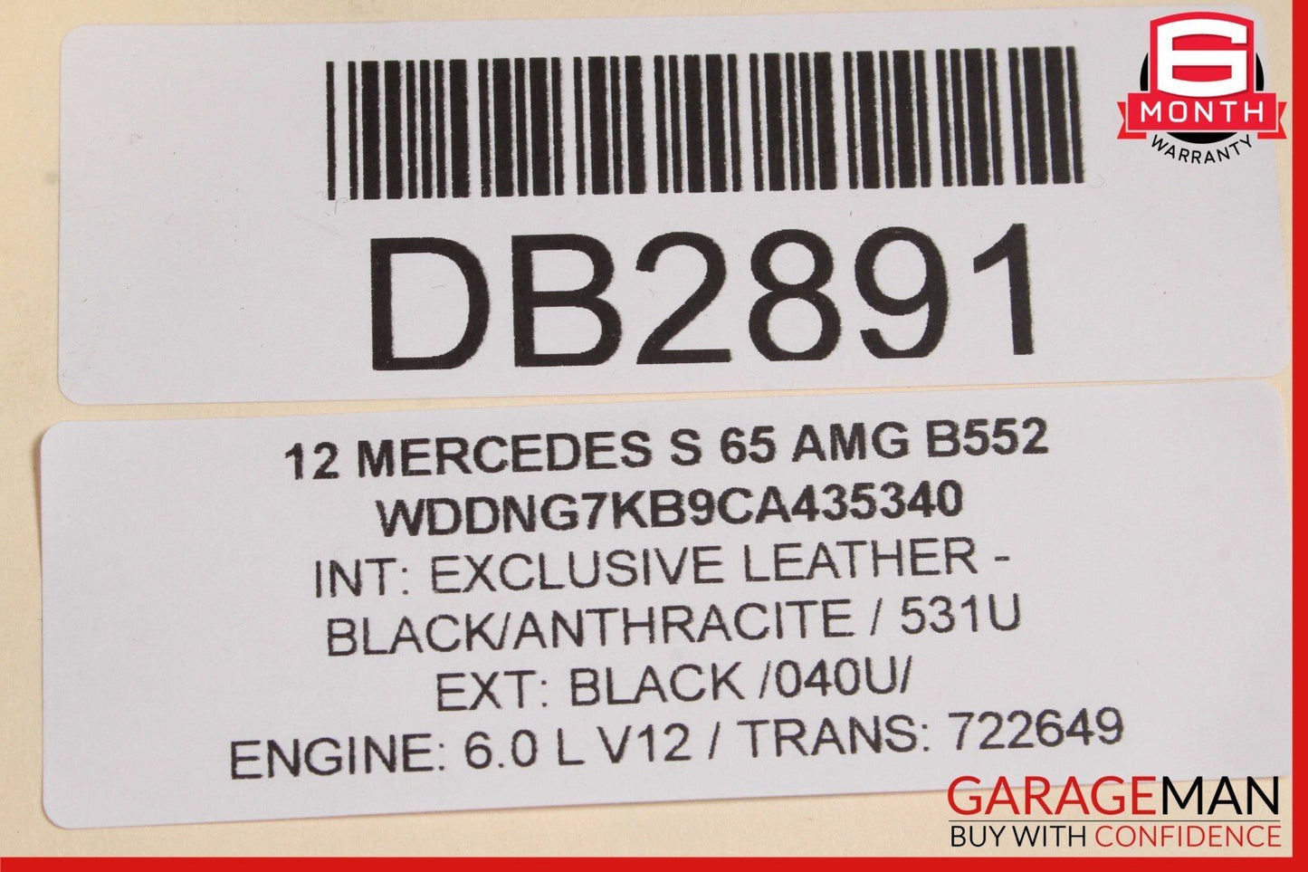 10-13 Mercedes W221 S65 AMG Bang Olufsen Rear Partition Panel Speaker Cover Trim