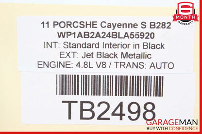 11-17 Porsche Cayenne 958 Front Windshield Wiper Motor Linkage Assembly OEM