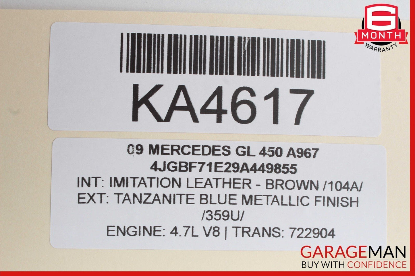06-09 Mercedes X164 GL450 ML550 Speedometer Odometer Instrument Cluster Gauge