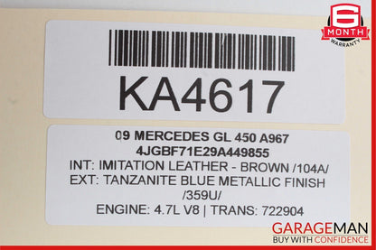 06-09 Mercedes X164 GL450 ML550 Speedometer Odometer Instrument Cluster Gauge