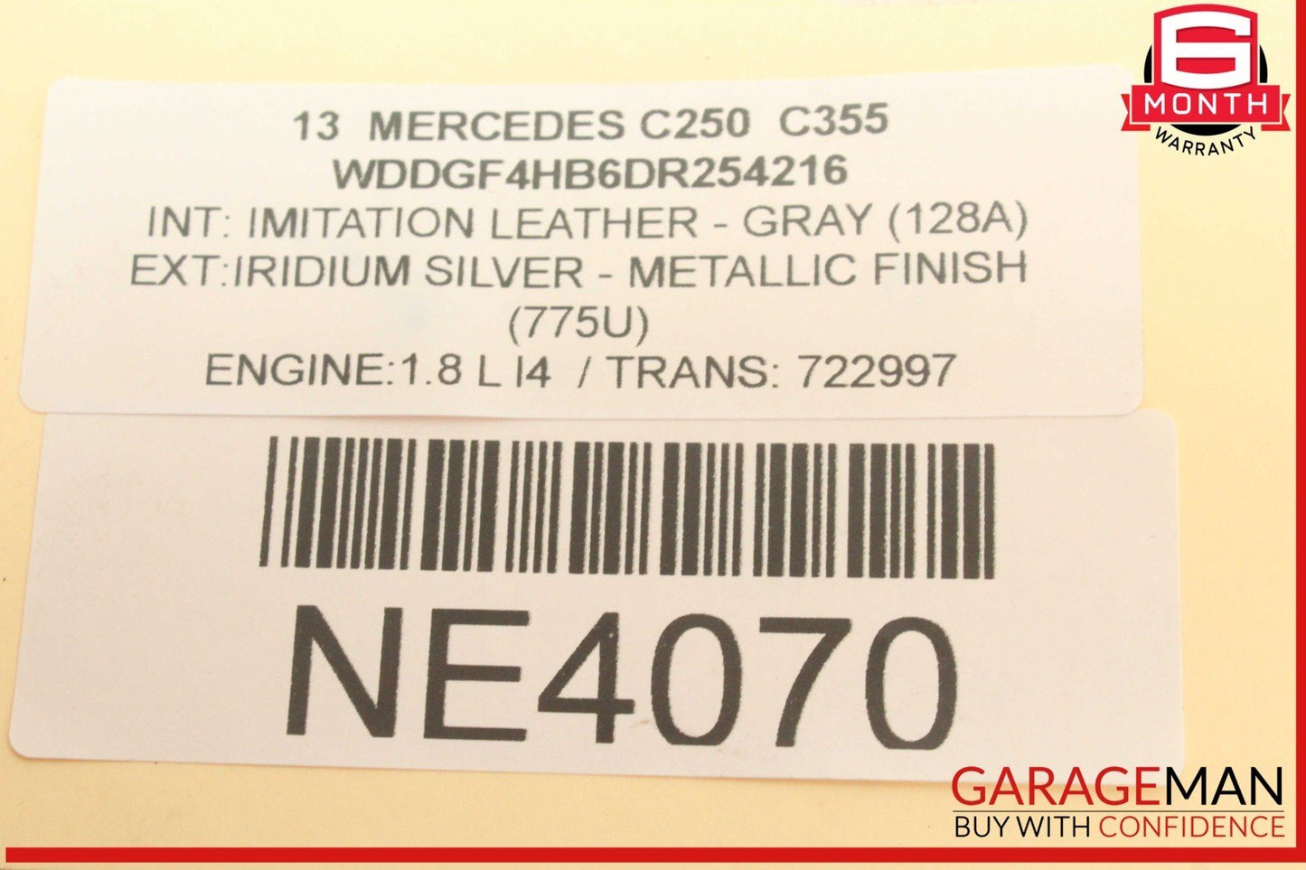 12-14 Mercedes W204 C250 M271 AC A/C Air Conditioning Line Pipe Hose OEM