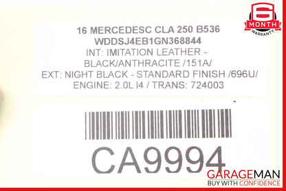 14-19 Mercedes W117 CLA250 Rear Right Wheel Spindle Knuckle Hub OEM