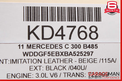 08-14 Mercedes W204 C300 C250 C350 Front Right Door Lock Latch Actuator OEM