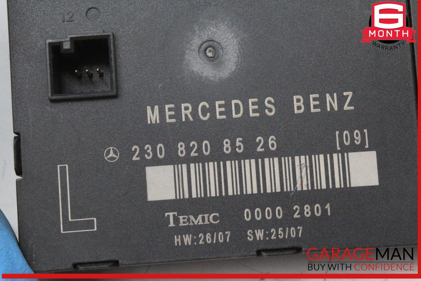 03-12 Mercedes R230 SL500 SL55 AMG Front Left Door Control Module 2308203526 OEM