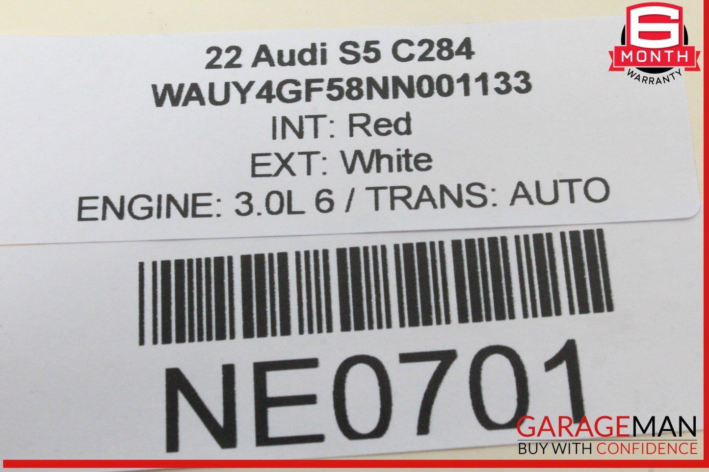 18-24 Audi S5 A5 Rear Right Passenger Side Window Regulator Motor 5Q0959407F OEM