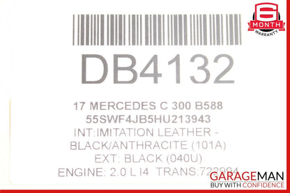 15-17 Mercedes W205 C300 RWD 7G Automatic Transmission Assembly 722.994 OEM 106k