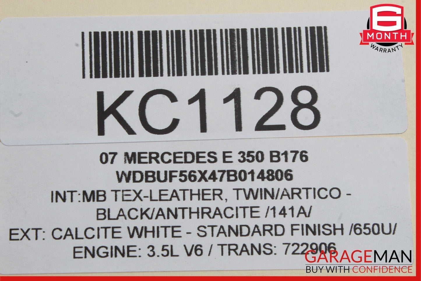 07-09 Mercedes W211 E350 E320 Right Passenger Side Headlight Lamp Halogen OEM