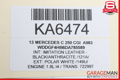 12-15 Mercedes C250 SLK250 1.8 M271 Turbo Turbocharger Manifold Assembly
