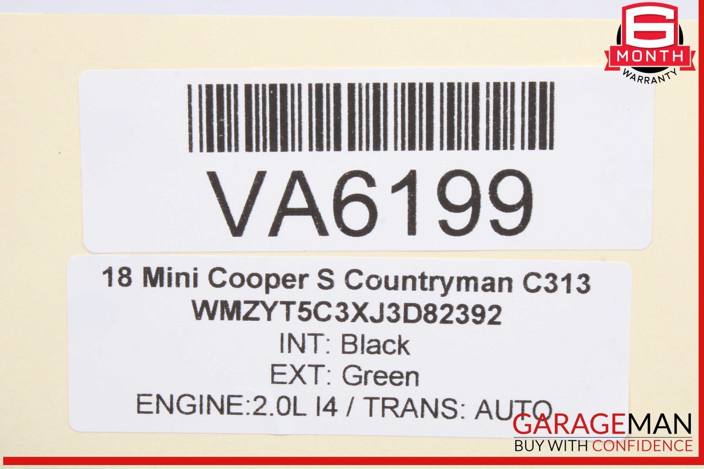 17-24 Mini Cooper S Countryman Front Overhead Console Dome Light 6832414 OEM