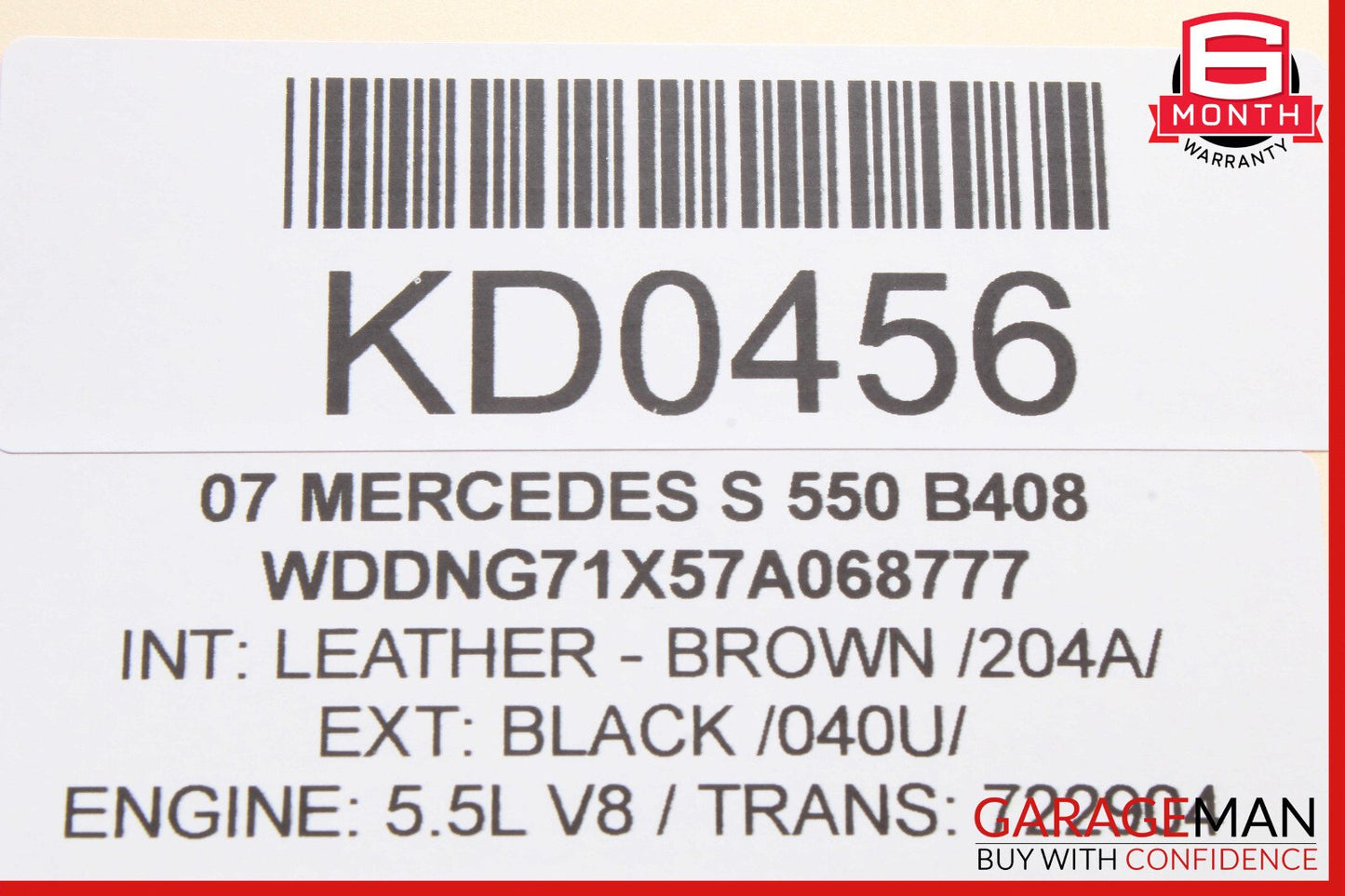 07-13 Mercedes S400 S550 S63 AMG Rear Right Door Window Regulator Motor Unit