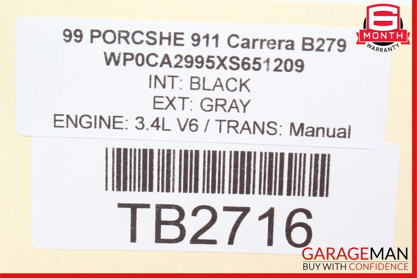 97-04 Porsche 911 Carrera Rear/Front Side Suspension Lower Outer Control Arm OEM