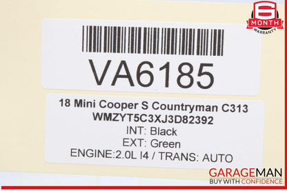 17-24 Mini Cooper S Countryman Front Dash AC Heater Temperature Control Panel