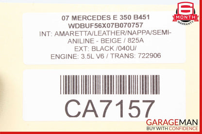 03-09 Mercedes W211 E350 E63 AMG Rear Diff Differential Carrier Bracket Mount