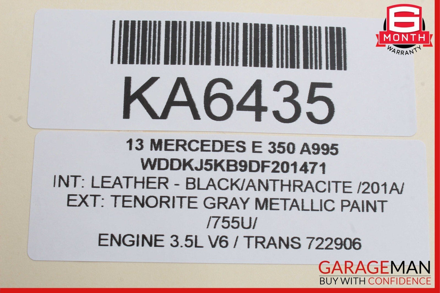 10-13 Mercedes W207 E350 E550 Coupe Front Right Exterior Door Handle Grey