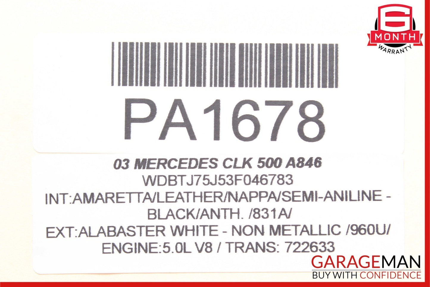 03-09 Mercedes W209 CLK500 Front Right Keyless Entry Door Module OEM