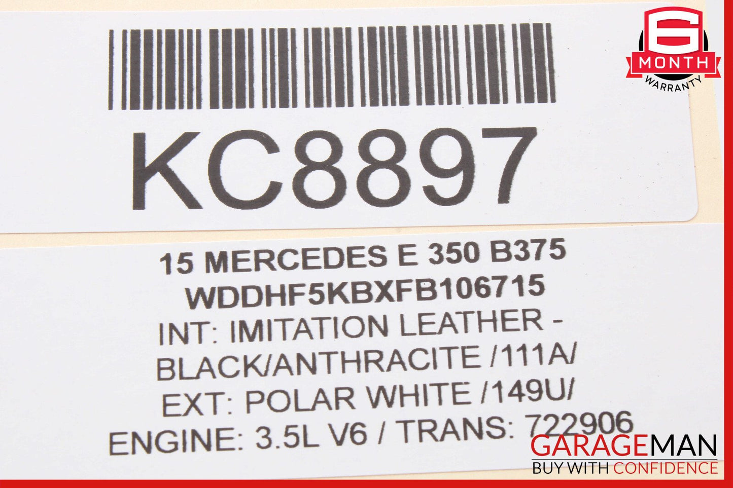 08-17 Mercedes W204 C350 C300 Trunk Lid Latch Lock Actuator 2047500135 OEM
