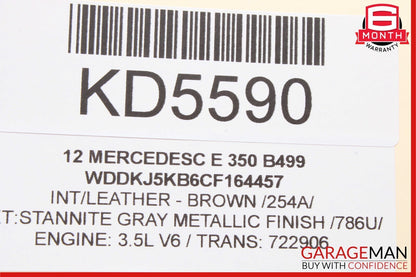 10-17 Mercedes W212 E350 E400 Coupe Front Right Side Door Tweeter Trim OEM
