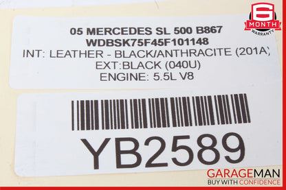 03-06 Mercedes R230 SL500 Steering Column Combination Switch Assembly OEM