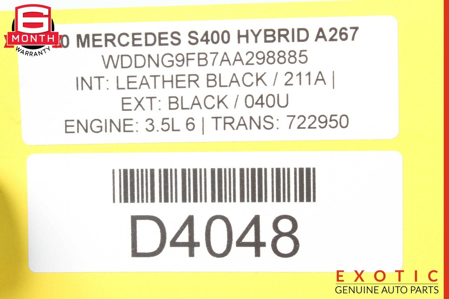 10-13 Mercedes W221 S400 S550 CL63 Power Steering Rack and Pinion 2214603900 OEM