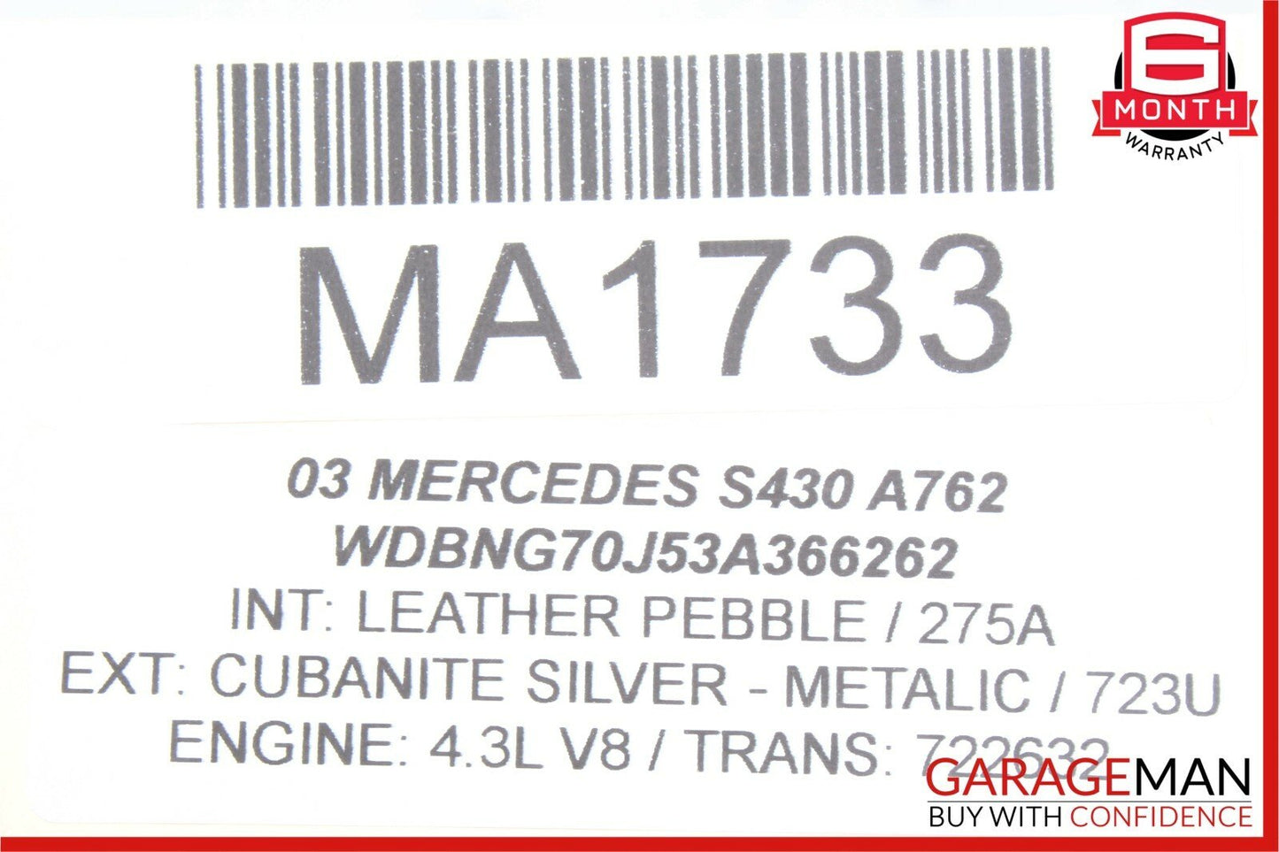 03-06 Mercedes CL500 S430 S500 Steering Column Combination Switch Assembly Beige