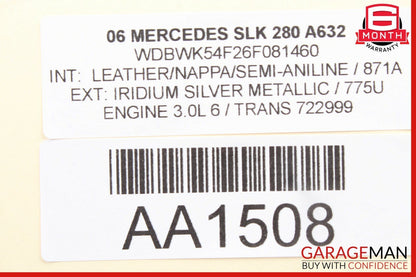 05-11 Mercedes R171 SLK280 Right Side Door Lock Latch Actuator OEM